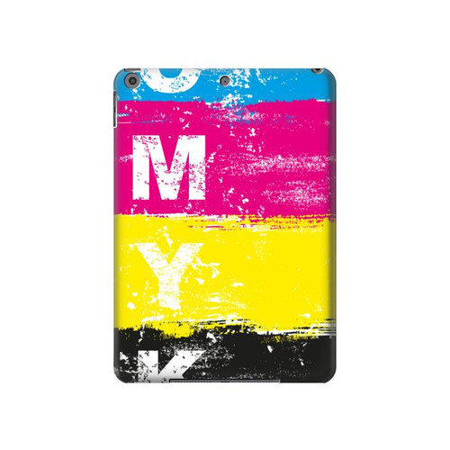 W3930 Cyan Magenta Yellow Key Funda Carcasa Case para iPad 10.2 (2021,2020,2019), iPad 9 8 7