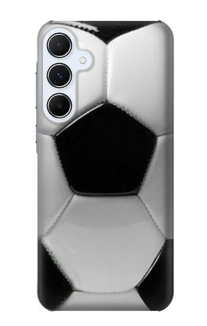 W2964 Football Soccer Ball Funda Carcasa Case y Caso Del Tirón Funda para Samsung Galaxy A55 5G