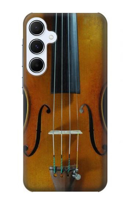 W3234 Violin Funda Carcasa Case y Caso Del Tirón Funda para Samsung Galaxy A55 5G