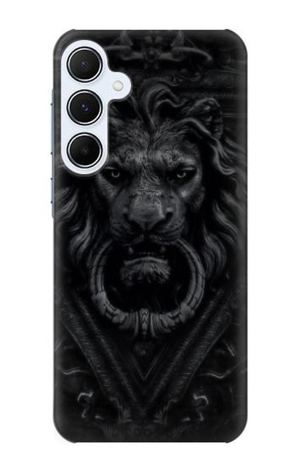 W3619 Dark Gothic Lion Funda Carcasa Case y Caso Del Tirón Funda para Samsung Galaxy A55 5G