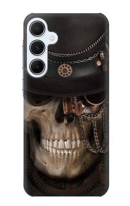 W3852 Steampunk Skull Funda Carcasa Case y Caso Del Tirón Funda para Samsung Galaxy A55 5G