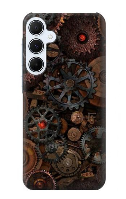 W3884 Steampunk Mechanical Gears Funda Carcasa Case y Caso Del Tirón Funda para Samsung Galaxy A55 5G