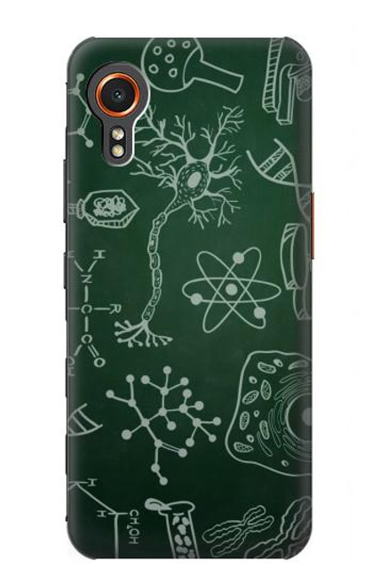 W3211 Science Green Board Funda Carcasa Case y Caso Del Tirón Funda para Samsung Galaxy Xcover7