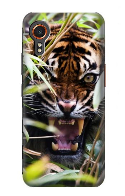 W3838 Barking Bengal Tiger Funda Carcasa Case y Caso Del Tirón Funda para Samsung Galaxy Xcover7