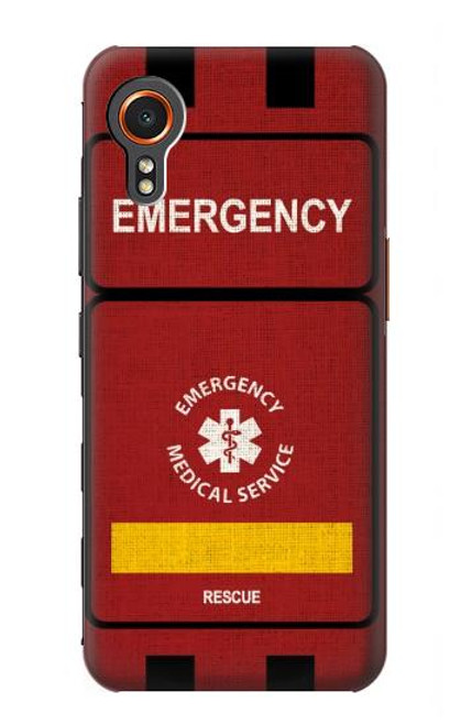 W3957 Emergency Medical Service Funda Carcasa Case y Caso Del Tirón Funda para Samsung Galaxy Xcover7