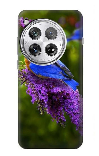 W1565 Bluebird of Happiness Blue Bird Funda Carcasa Case y Caso Del Tirón Funda para OnePlus 12