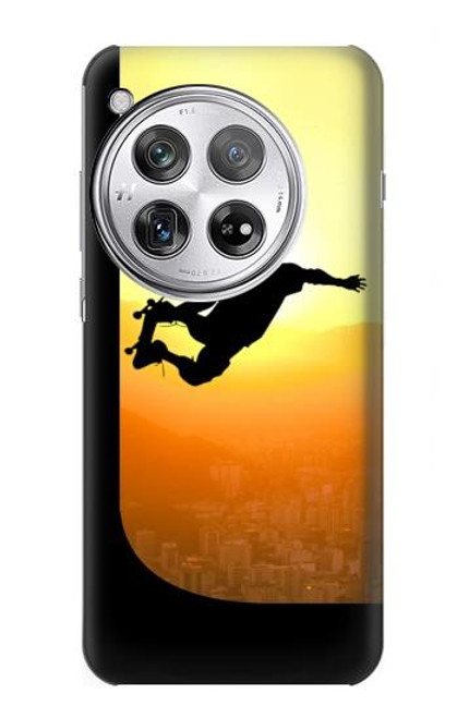 W2676 Extreme Skateboard Sunset Funda Carcasa Case y Caso Del Tirón Funda para OnePlus 12