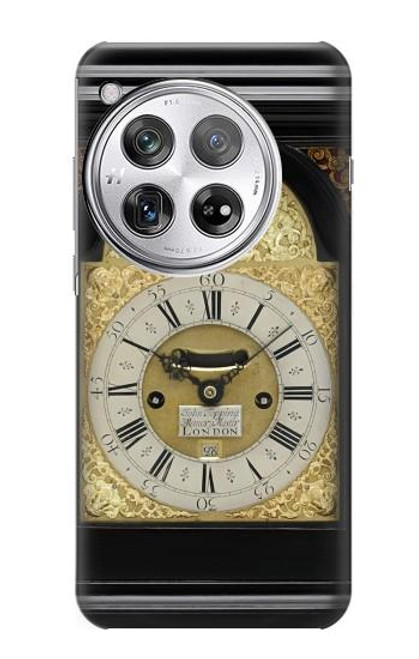 W3144 Antique Bracket Clock Funda Carcasa Case y Caso Del Tirón Funda para OnePlus 12
