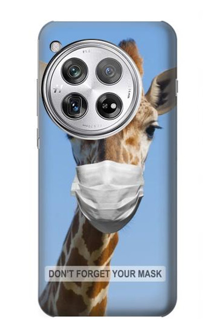 W3806 Funny Giraffe Funda Carcasa Case y Caso Del Tirón Funda para OnePlus 12