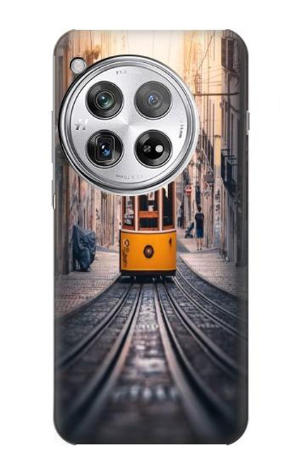 W3867 Trams in Lisbon Funda Carcasa Case y Caso Del Tirón Funda para OnePlus 12