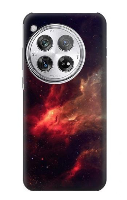 W3897 Red Nebula Space Funda Carcasa Case y Caso Del Tirón Funda para OnePlus 12