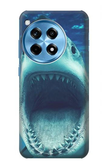 W3548 Tiger Shark Funda Carcasa Case y Caso Del Tirón Funda para OnePlus 12R