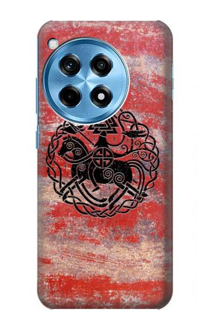 W3831 Viking Norse Ancient Symbol Funda Carcasa Case y Caso Del Tirón Funda para OnePlus 12R