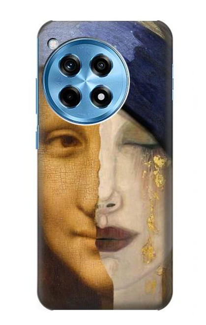 W3853 Mona Lisa Gustav Klimt Vermeer Funda Carcasa Case y Caso Del Tirón Funda para OnePlus 12R