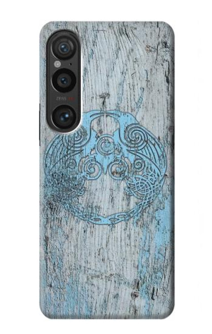 W3829 Huginn And Muninn Twin Ravens Norse Funda Carcasa Case y Caso Del Tirón Funda para Sony Xperia 1 VI