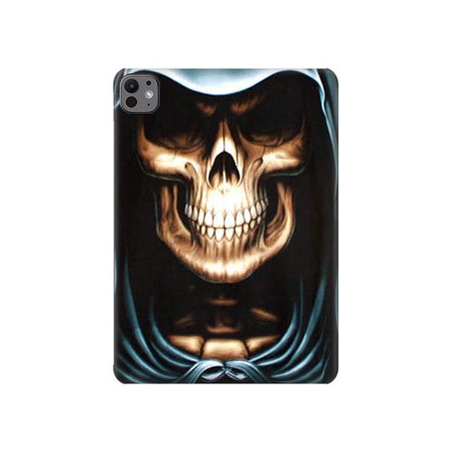 W0225 Skull Grim Reaper Funda Carcasa Case para iPad Pro 11 (2024)