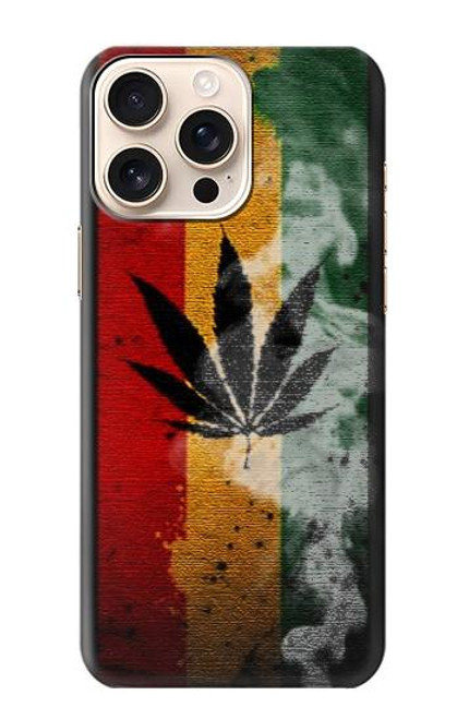 W3890 Reggae Rasta Flag Smoke Funda Carcasa Case y Caso Del Tirón Funda para iPhone 16 pro max