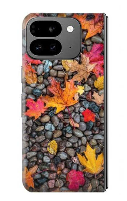 W3889 Maple Leaf Funda Carcasa Case y Caso Del Tirón Funda para Google Pixel 9 Pro Fold