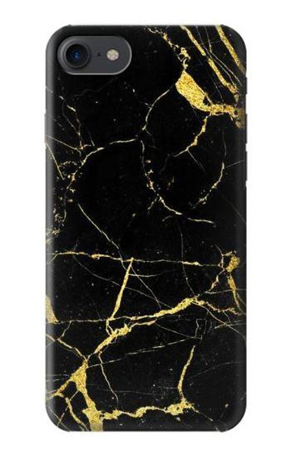 W2896 Gold Marble Graphic Printed Funda Carcasa Case y Caso Del Tirón Funda para iPhone 7, iPhone 8, iPhone SE (2020) (2022)