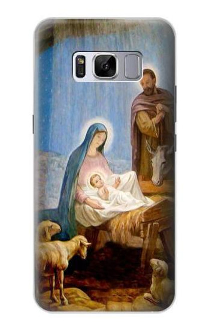 W2276 The Nativity Funda Carcasa Case y Caso Del Tirón Funda para Samsung Galaxy S8 Plus