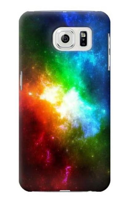 W2312 Colorful Rainbow Space Galaxy Funda Carcasa Case y Caso Del Tirón Funda para Samsung Galaxy S7 Edge