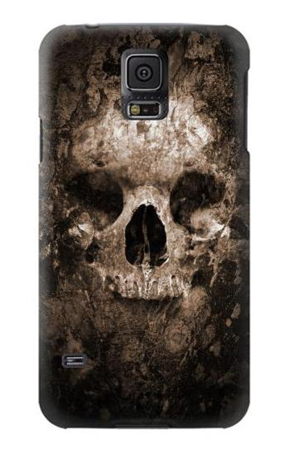 W0552 Skull Funda Carcasa Case y Caso Del Tirón Funda para Samsung Galaxy S5