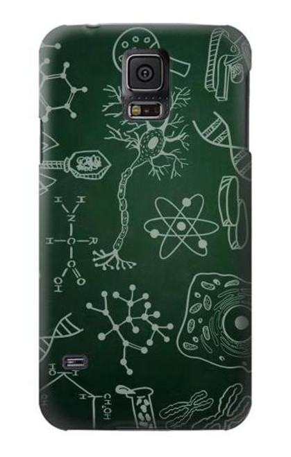 W3211 Science Green Board Funda Carcasa Case y Caso Del Tirón Funda para Samsung Galaxy S5