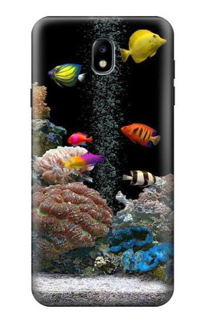 W0226 Aquarium Funda Carcasa Case y Caso Del Tirón Funda para Samsung Galaxy J7 (2018), J7 Aero, J7 Top, J7 Aura, J7 Crown, J7 Refine, J7 Eon, J7 V 2nd Gen, J7 Star