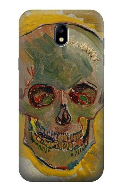 W3359 Vincent Van Gogh Skull Funda Carcasa Case y Caso Del Tirón Funda para Samsung Galaxy J5 (2017) EU Version