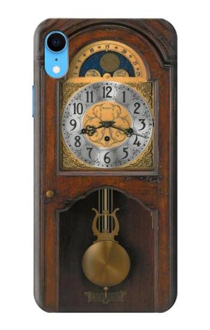 W3173 Grandfather Clock Antique Wall Clock Funda Carcasa Case y Caso Del Tirón Funda para iPhone XR