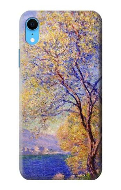 W3339 Claude Monet Antibes Seen from the Salis Gardens Funda Carcasa Case y Caso Del Tirón Funda para iPhone XR