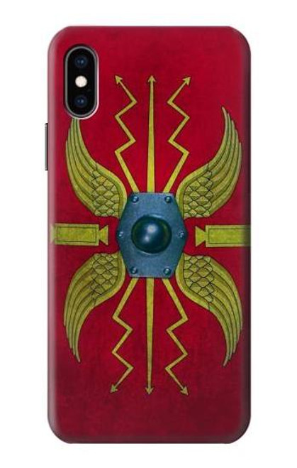 W3206 Roman Shield Scutum Funda Carcasa Case y Caso Del Tirón Funda para iPhone X, iPhone XS