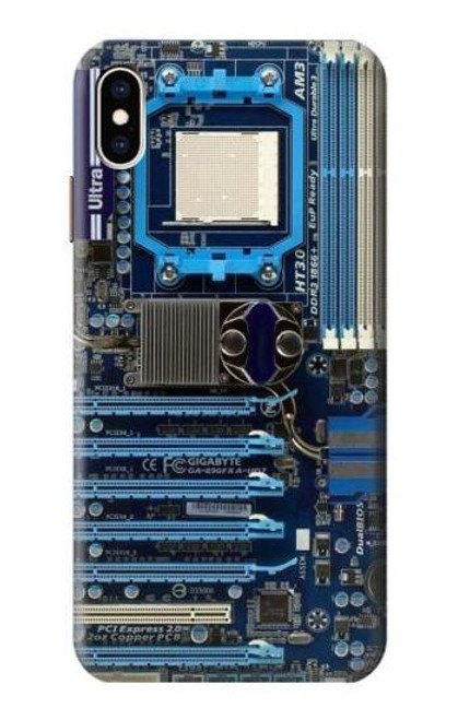 W3163 Computer Motherboard Funda Carcasa Case y Caso Del Tirón Funda para iPhone XS Max