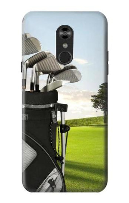 W0067 Golf Funda Carcasa Case y Caso Del Tirón Funda para LG Q Stylo 4, LG Q Stylus