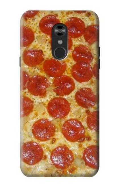 W0236 Pizza Funda Carcasa Case y Caso Del Tirón Funda para LG Q Stylo 4, LG Q Stylus