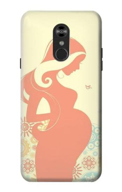 W0815 Pregnant Art Funda Carcasa Case y Caso Del Tirón Funda para LG Q Stylo 4, LG Q Stylus