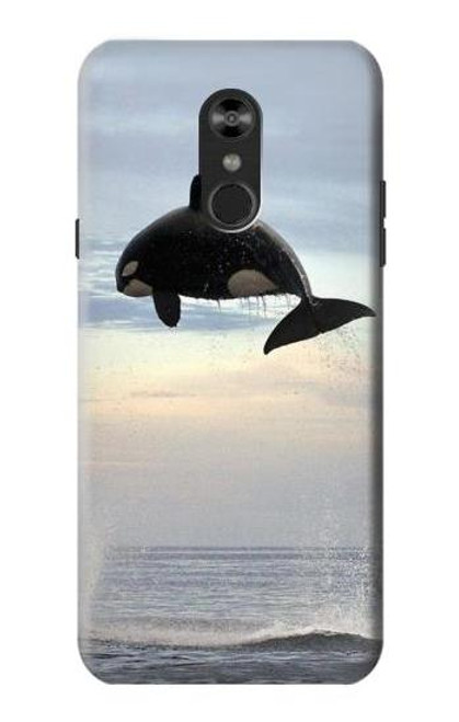 W1349 Killer whale Orca Funda Carcasa Case y Caso Del Tirón Funda para LG Q Stylo 4, LG Q Stylus