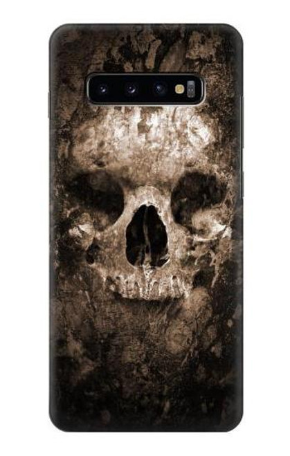 W0552 Skull Funda Carcasa Case y Caso Del Tirón Funda para Samsung Galaxy S10 Plus