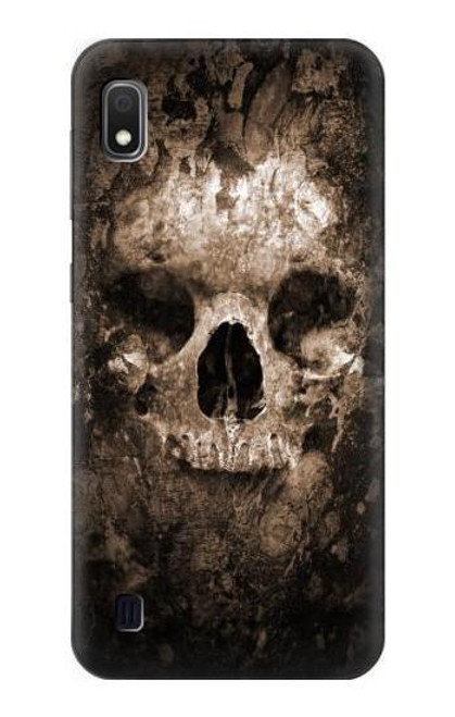 W0552 Skull Funda Carcasa Case y Caso Del Tirón Funda para Samsung Galaxy A10