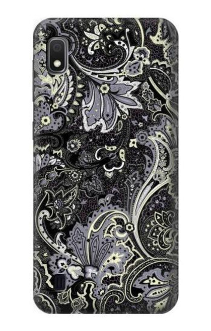 W3251 Batik Flower Pattern Funda Carcasa Case y Caso Del Tirón Funda para Samsung Galaxy A10