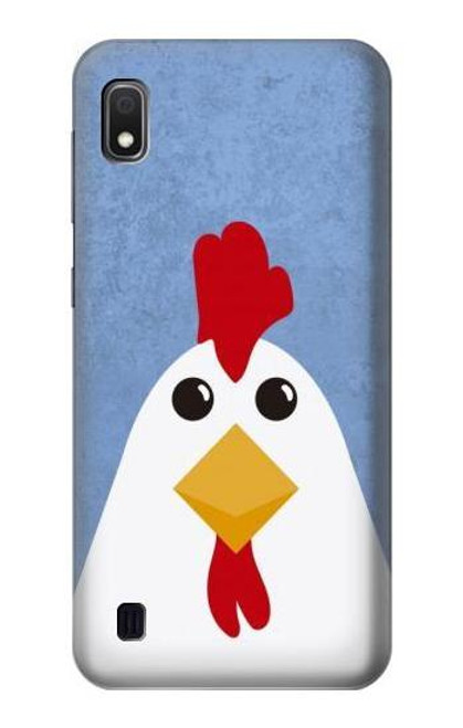 W3254 Chicken Cartoon Funda Carcasa Case y Caso Del Tirón Funda para Samsung Galaxy A10