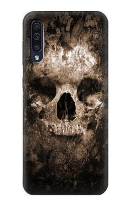 W0552 Skull Funda Carcasa Case y Caso Del Tirón Funda para Samsung Galaxy A50