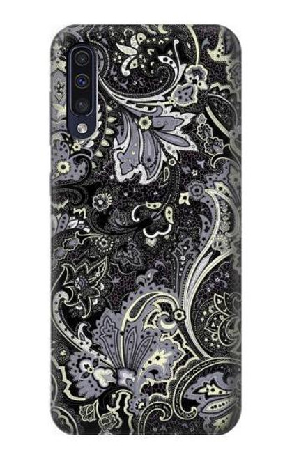 W3251 Batik Flower Pattern Funda Carcasa Case y Caso Del Tirón Funda para Samsung Galaxy A50