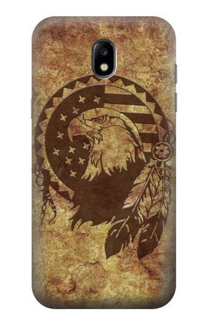 W3378 Native American Funda Carcasa Case y Caso Del Tirón Funda para Samsung Galaxy J5 (2017) EU Version