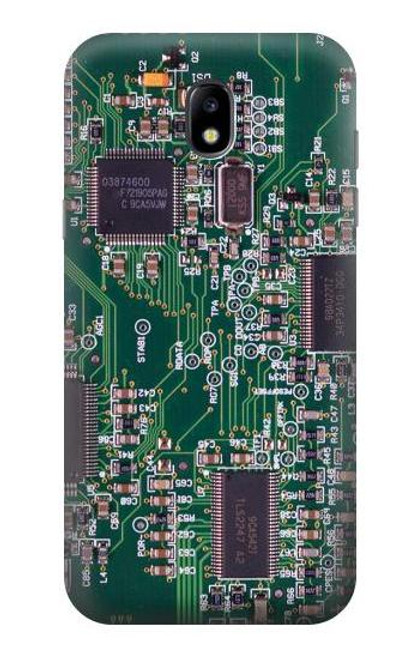 W3519 Electronics Circuit Board Graphic Funda Carcasa Case y Caso Del Tirón Funda para Samsung Galaxy J5 (2017) EU Version