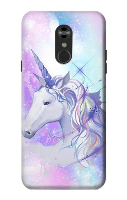 W3375 Unicorn Funda Carcasa Case y Caso Del Tirón Funda para LG Q Stylo 4, LG Q Stylus