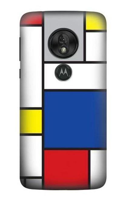 W3536 Modern Art Funda Carcasa Case y Caso Del Tirón Funda para Motorola Moto G7 Power