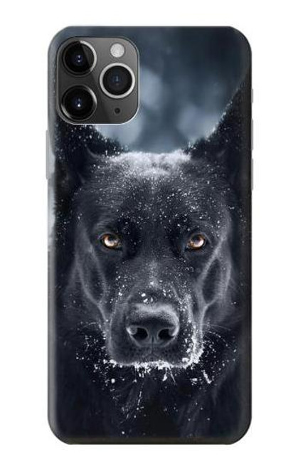 W3168 German Shepherd Black Dog Funda Carcasa Case y Caso Del Tirón Funda para iPhone 11 Pro