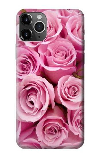 W2943 Pink Rose Funda Carcasa Case y Caso Del Tirón Funda para iPhone 11 Pro Max