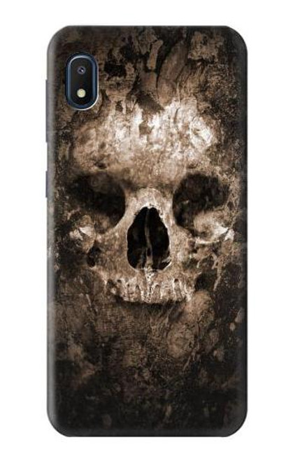 W0552 Skull Funda Carcasa Case y Caso Del Tirón Funda para Samsung Galaxy A10e